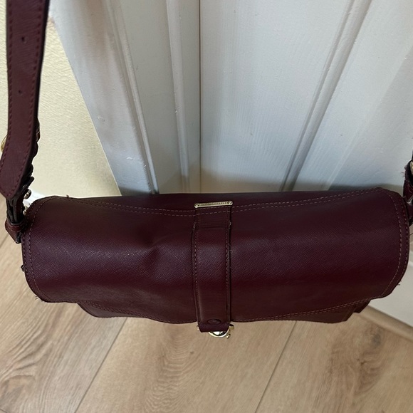 Rebecca Minkoff Hudson Large Moto Saffiano Leather Crossbody Bag - Picture 6 of 14